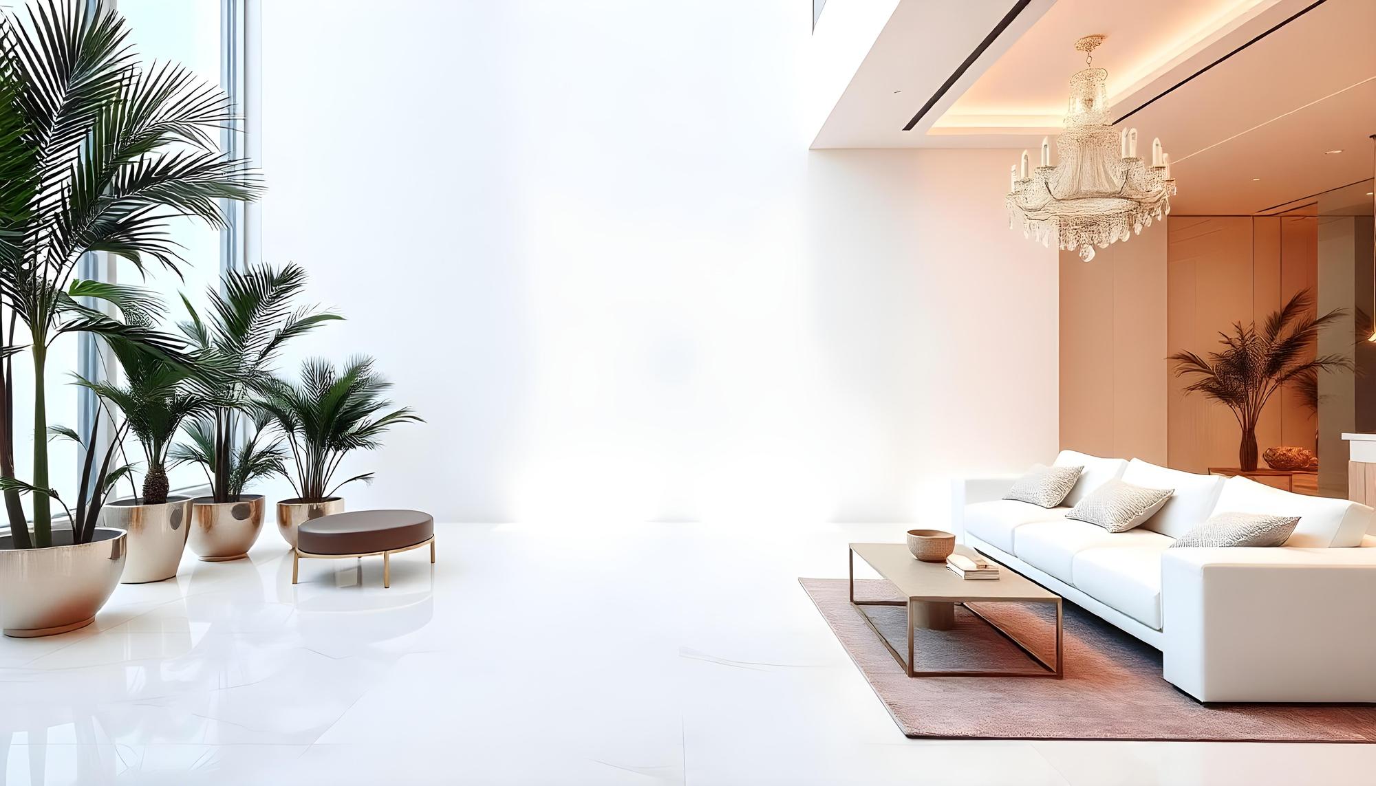 interior living lux cu vedere